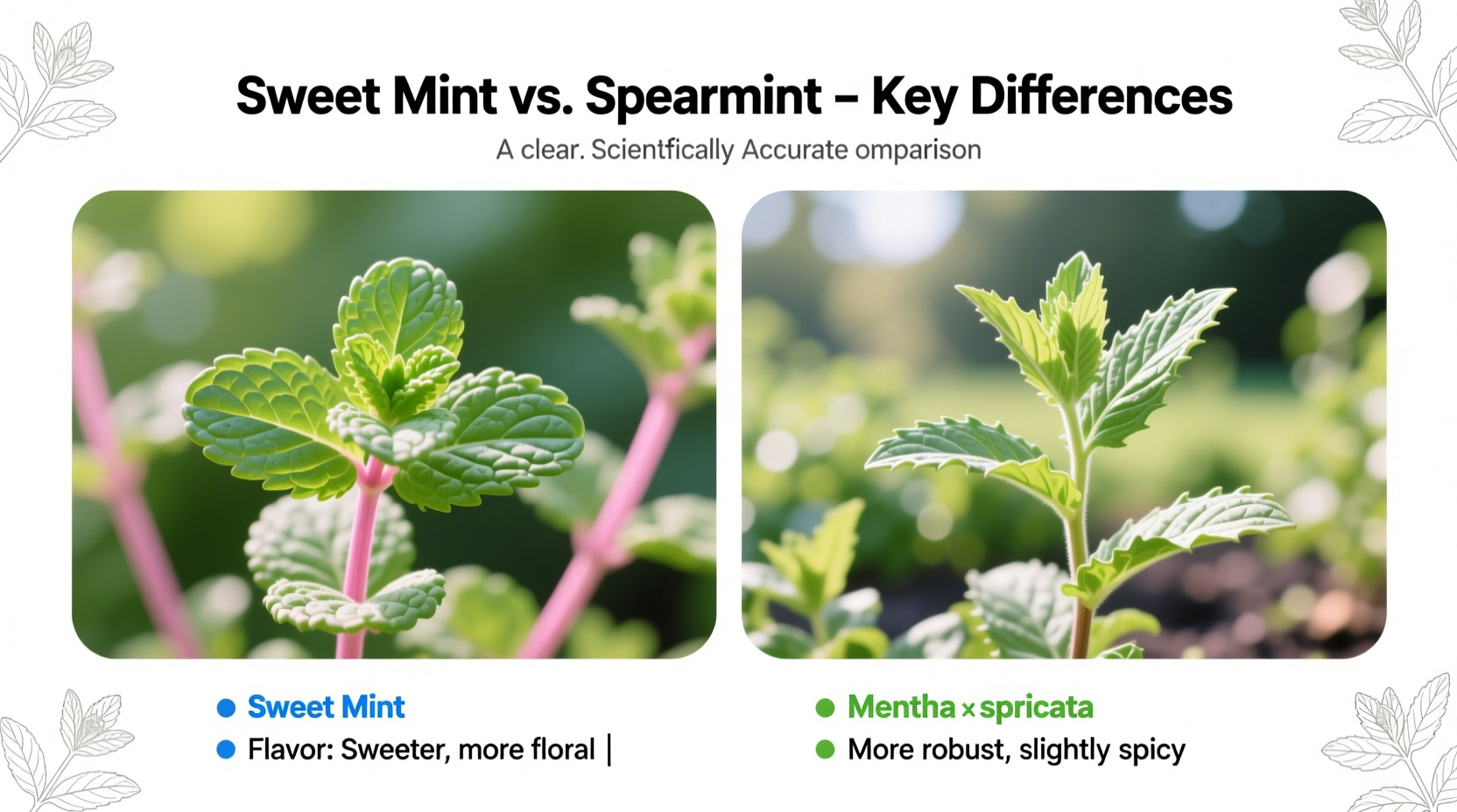Sweet Mint vs Spearmint: 5 Key Differences | TheHomeSprouts