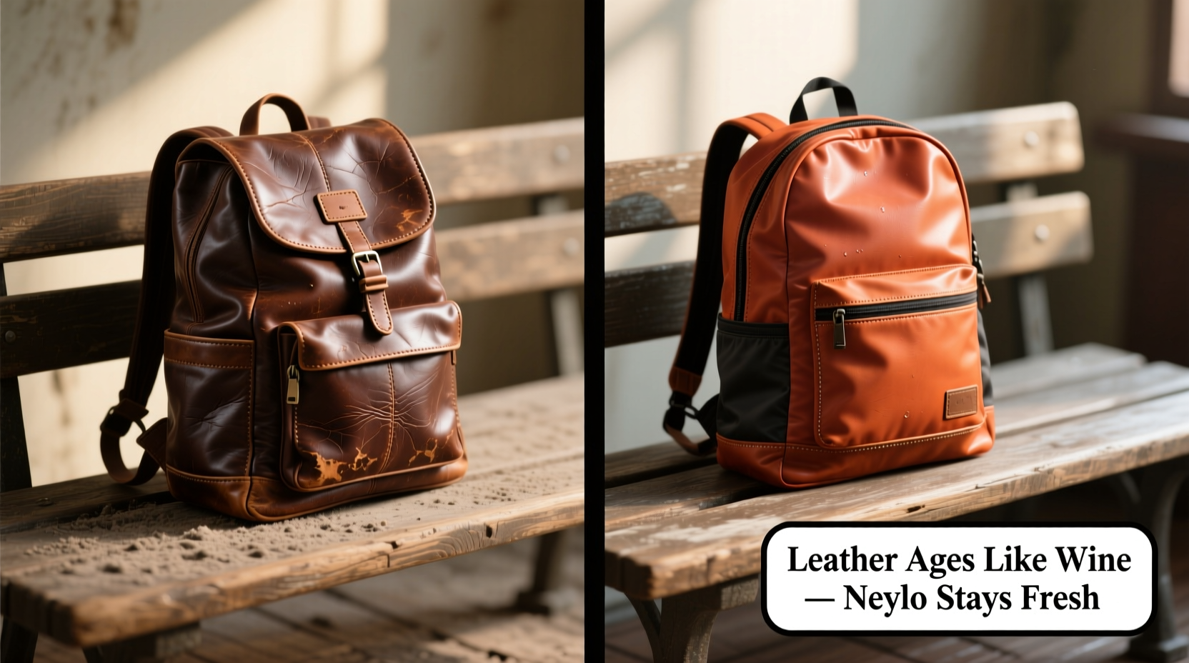 leather backpacks vs nylon packs which ages more gracefully with daily use