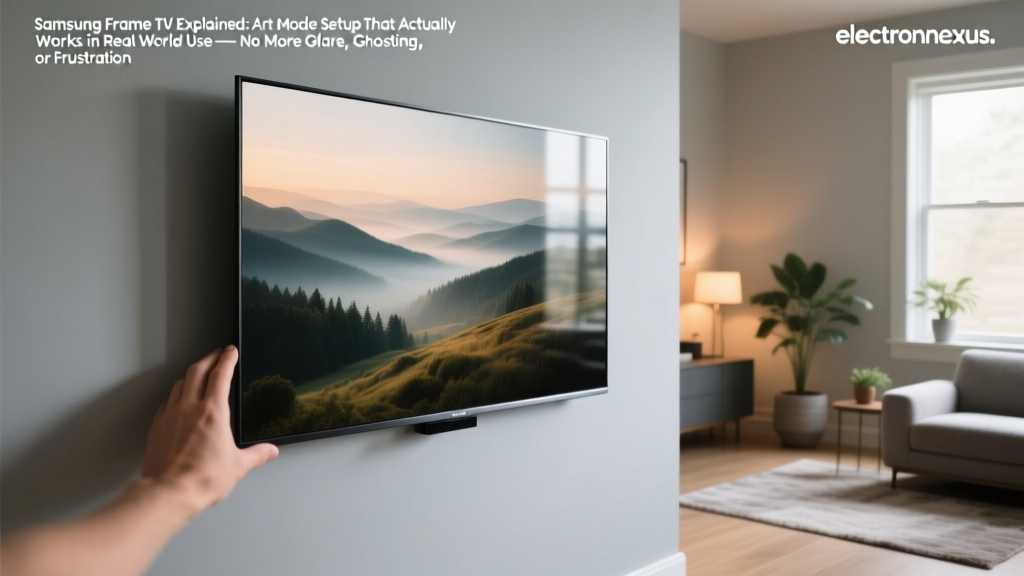 Samsung Frame TV Explained: Art Mode Setup That Actually Works in Real World Use — No More Glare, Ghosting, or Frustration