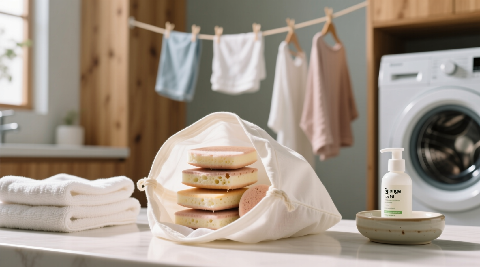 how to sanitize makeup sponges in laundry