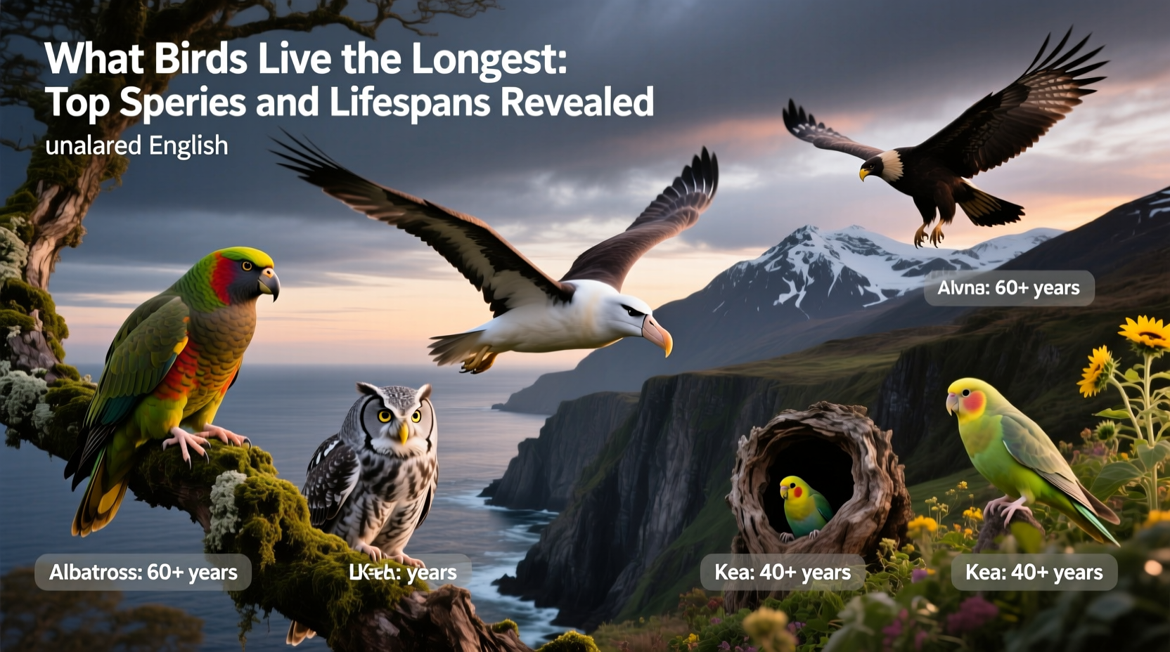 what birds live the longest