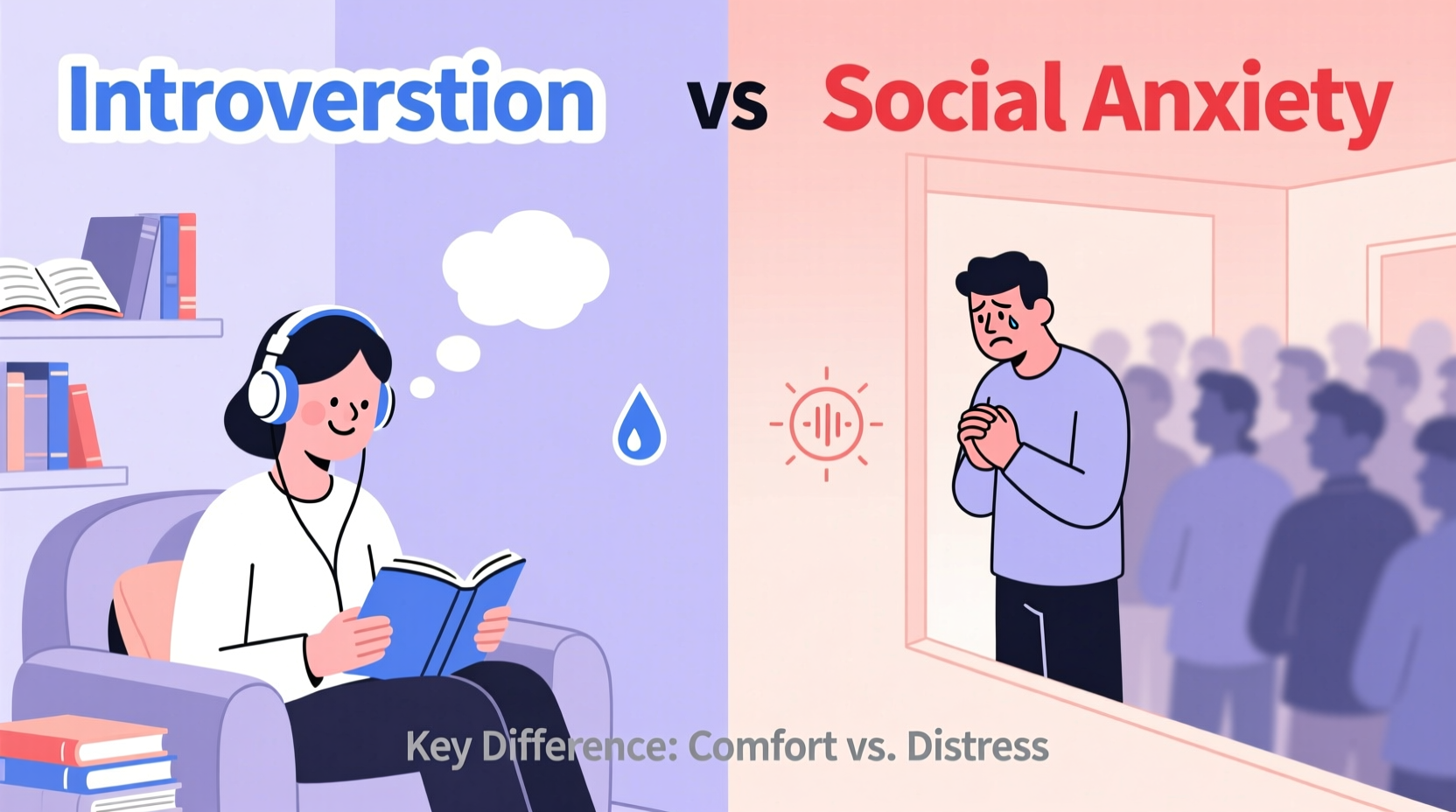 introvert vs social anxiety how to distinguish the two