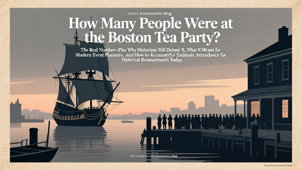 Boston Tea Party Attendance: Real Number & Why It Matters