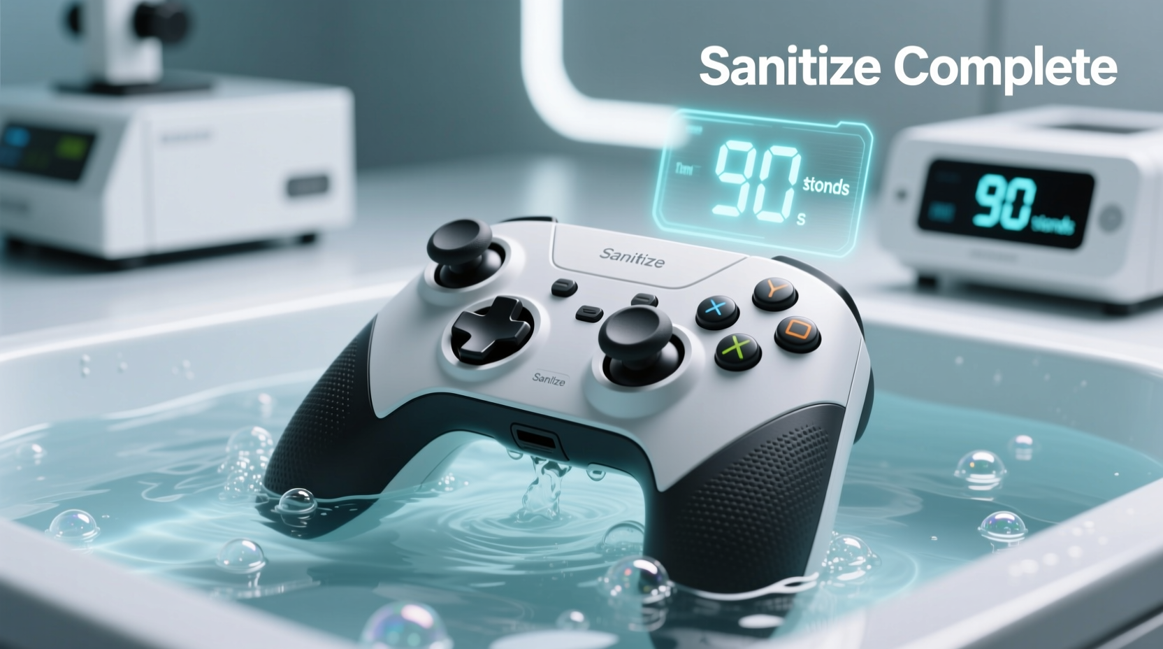 how to sanitize vr motion controllers safely