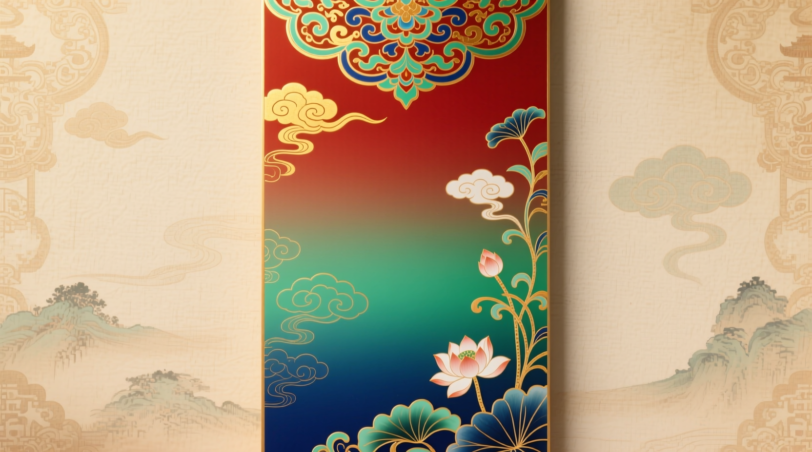 how to create a gradient effect with ornament colors from top to bottom