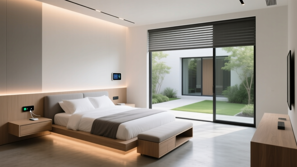 Minimalist Smart Bedroom: Maximum Impact, Low Clutter