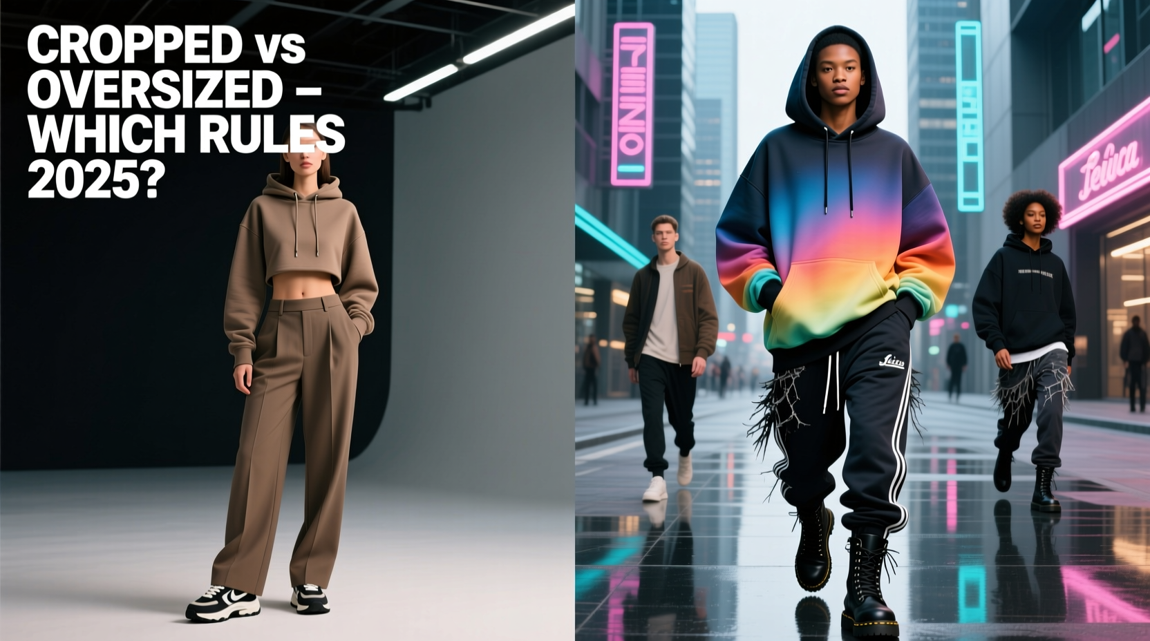 cropped hoodie vs oversized which style is actually more versatile in 2025