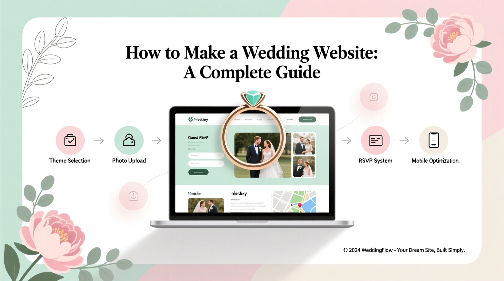 how to make a wedding website