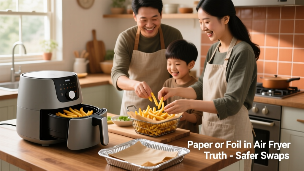 Paper or Foil in Air Fryer? Truth, Tips & Safer Swaps