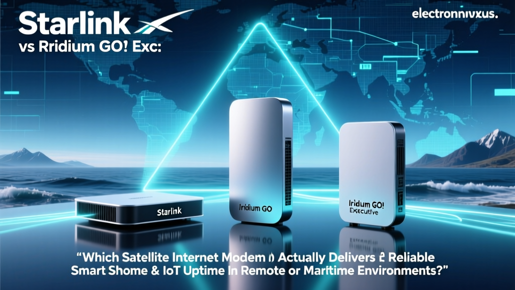 Starlink vs Iridium GO! vs Iridium GO! Exec: Which Satellite Internet Modem Actually Delivers Reliable Smart Home & IoT Uptime in Remote or Maritime Environments?