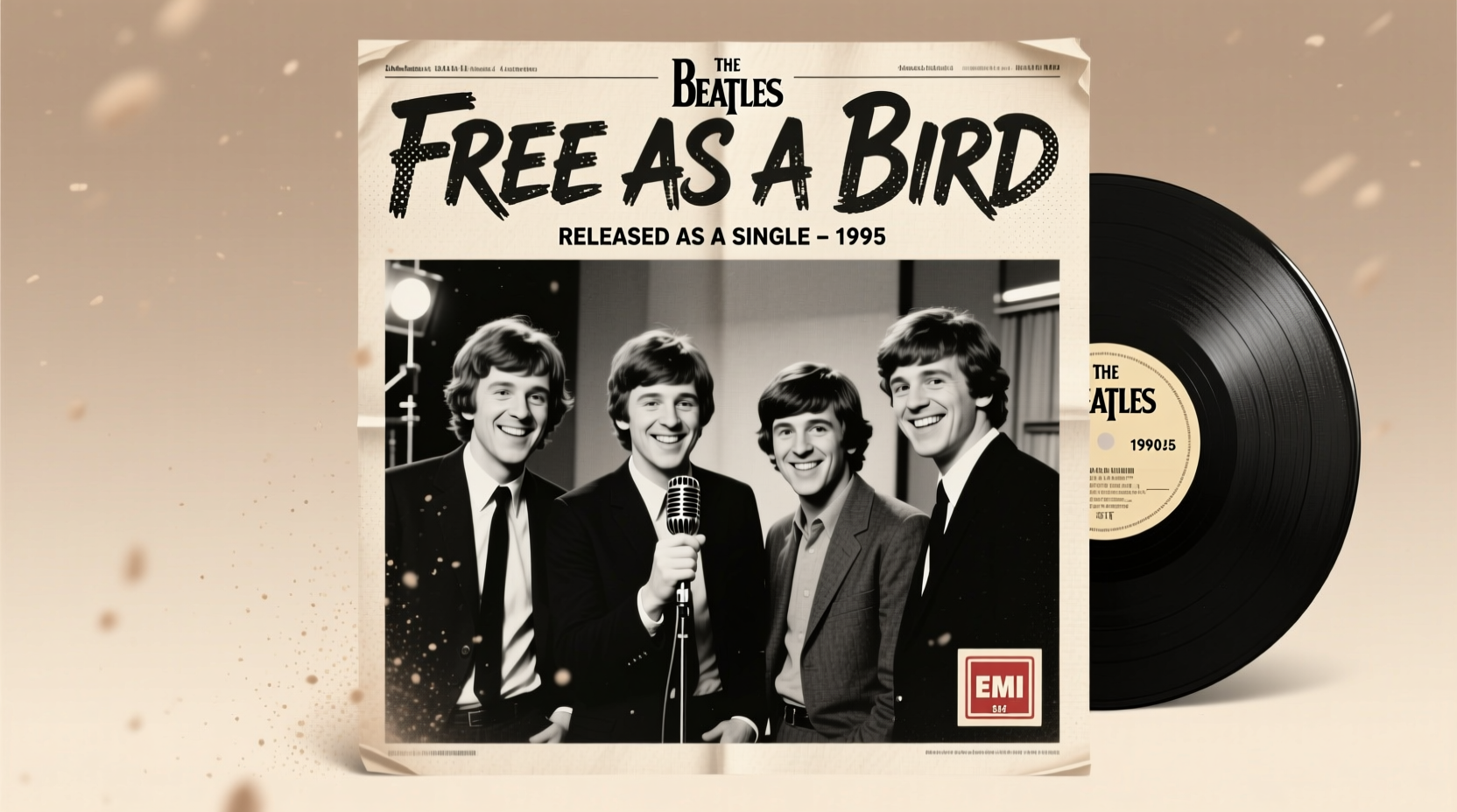 was free as a bird a single