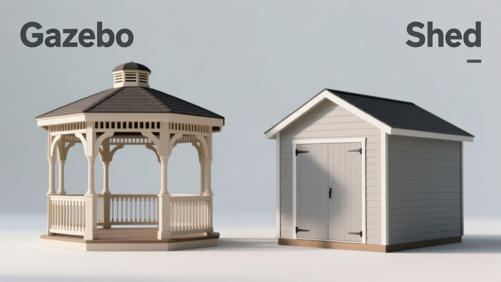 Gazebo vs Shed: Which Outdoor Structure Fits Your Yard?