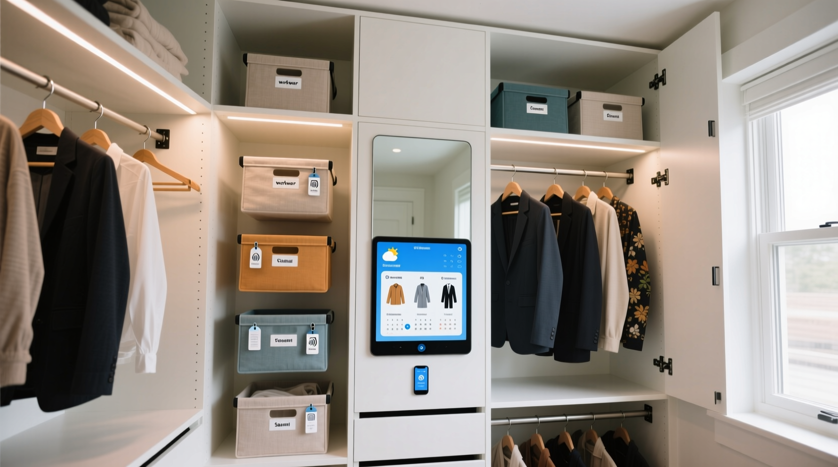 closet organization tips linen to clothing storage