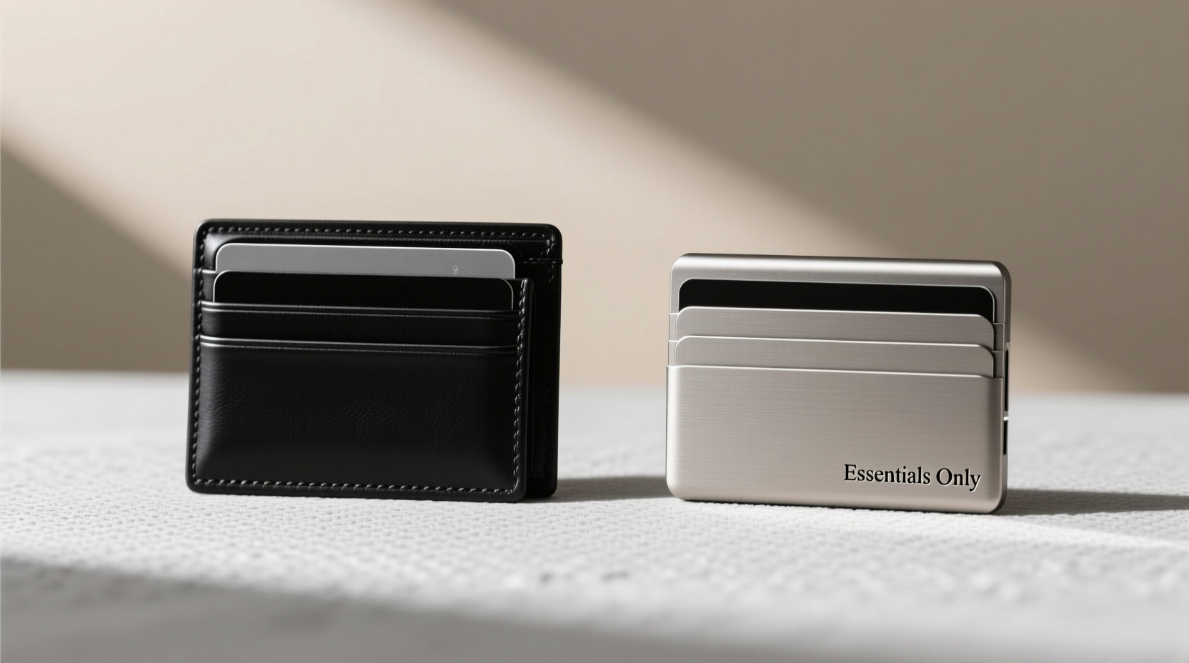 minimalist wallet vs card holder limiting your carry without losing essentials