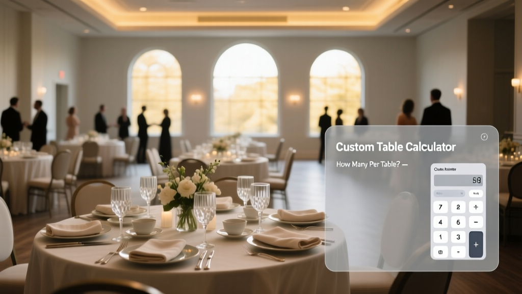 Wedding Guest Table Capacity: Real Rules & Calculator
