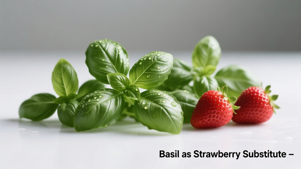 Basil Alternatives to Strawberry: Flavor, Function, and Floral Compatibility in Culinary & Botanical Design