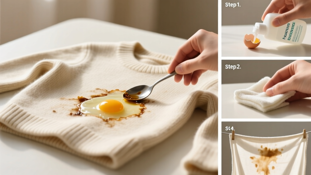 Easy & Proven: How to Get Egg Out of Wool Sweater