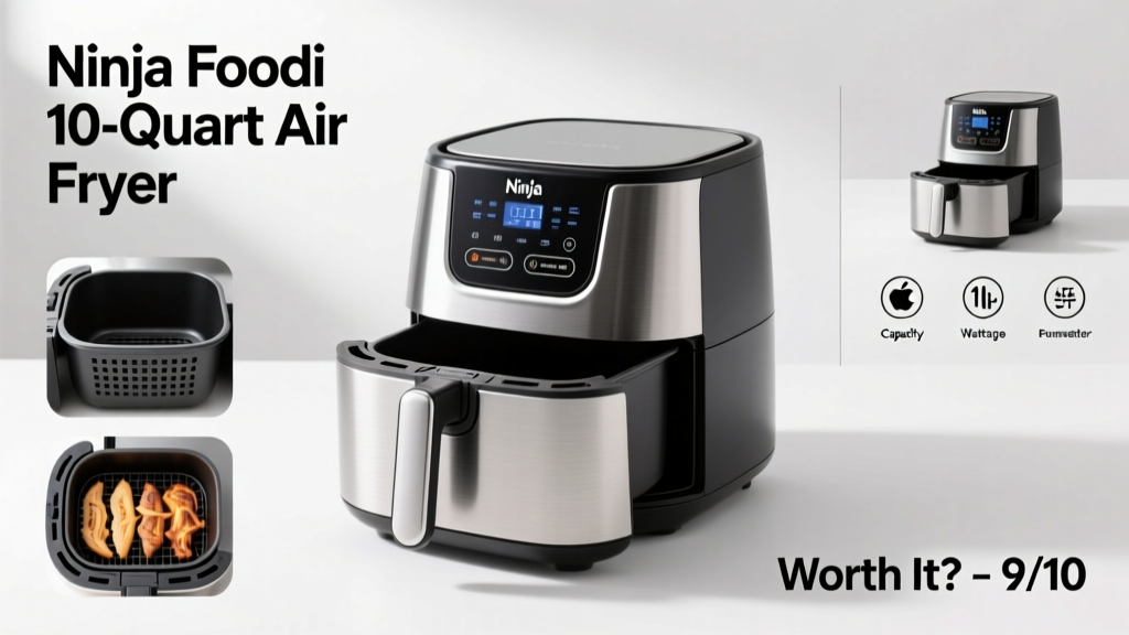 Ninja Foodi 10-Quart Air Fryer Review: Worth It?
