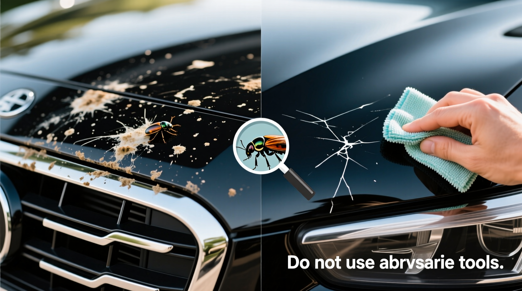 expert tips to remove bug splatter from car paint without scratching it