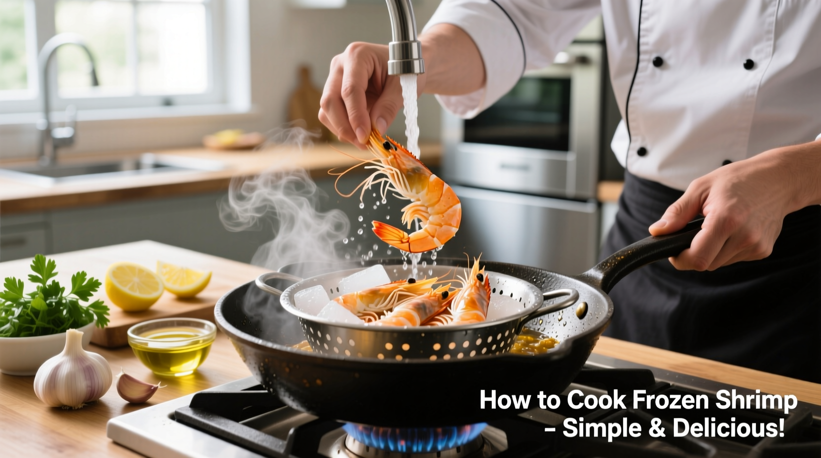 how do i cook frozen shrimp