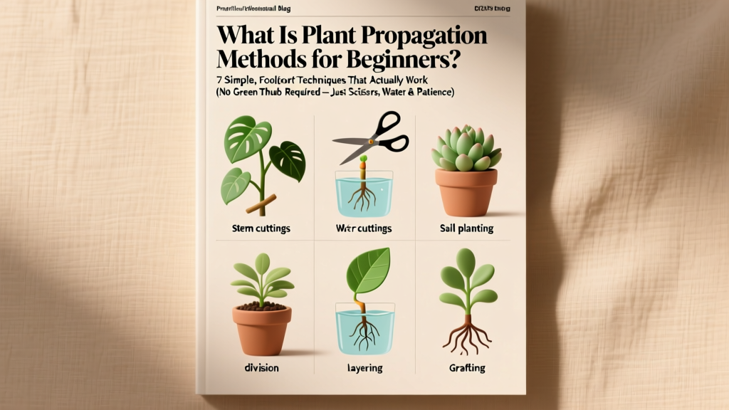 Plant Propagation for Beginners: A Botanist’s Guide