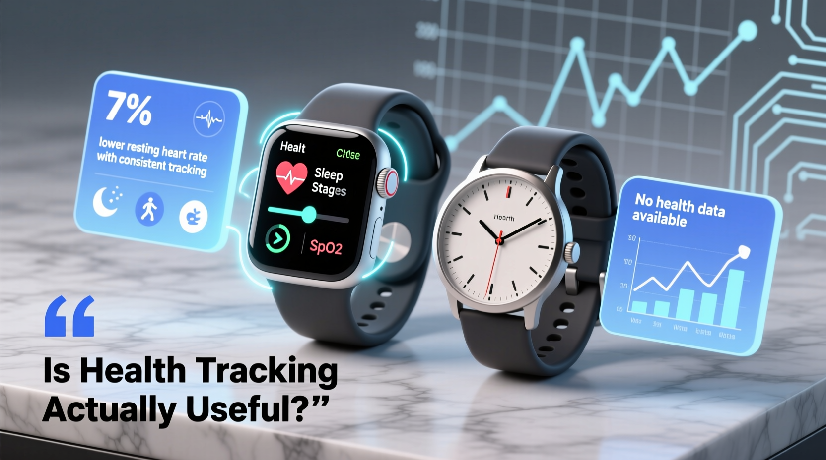 smart watch vs traditional watch is the health tracking data actually useful