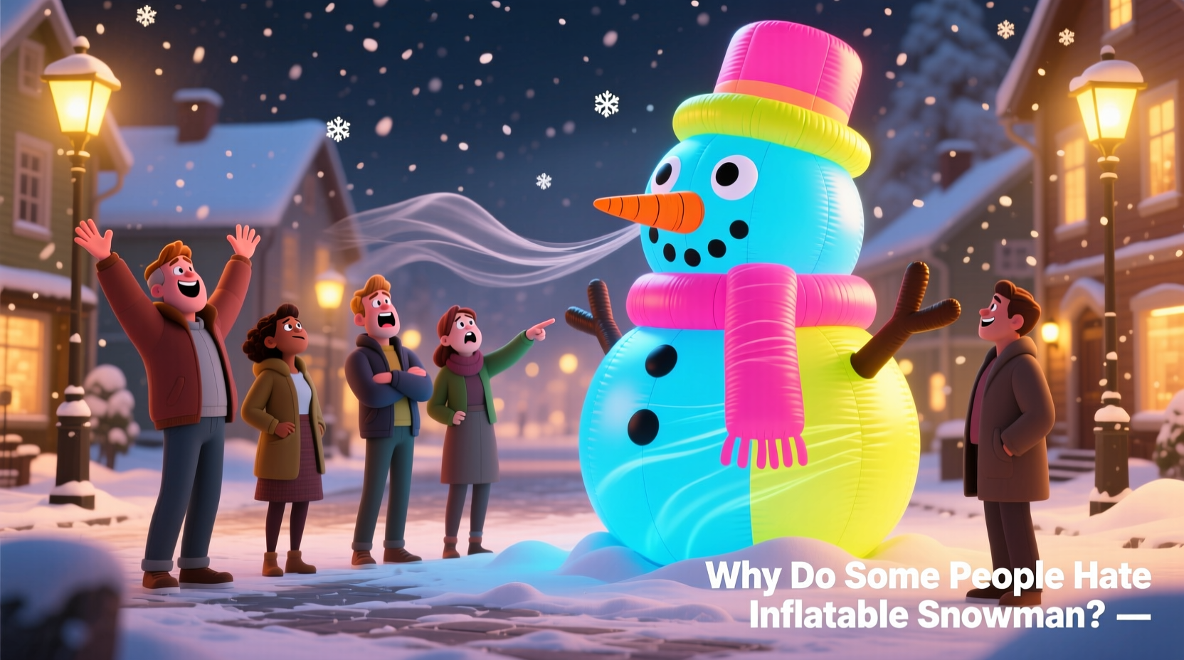 why do some people hate inflatable snowmen are they tacky or fun