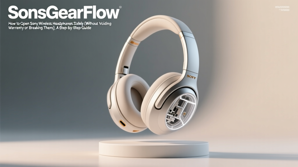 How to Open Sony Wireless Headphones Safely (2026)