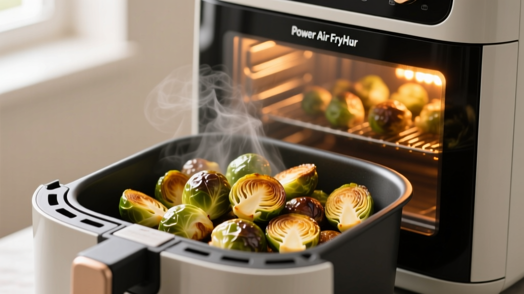 Perfect Brussels Sprouts in the Power Air Fryer Oven