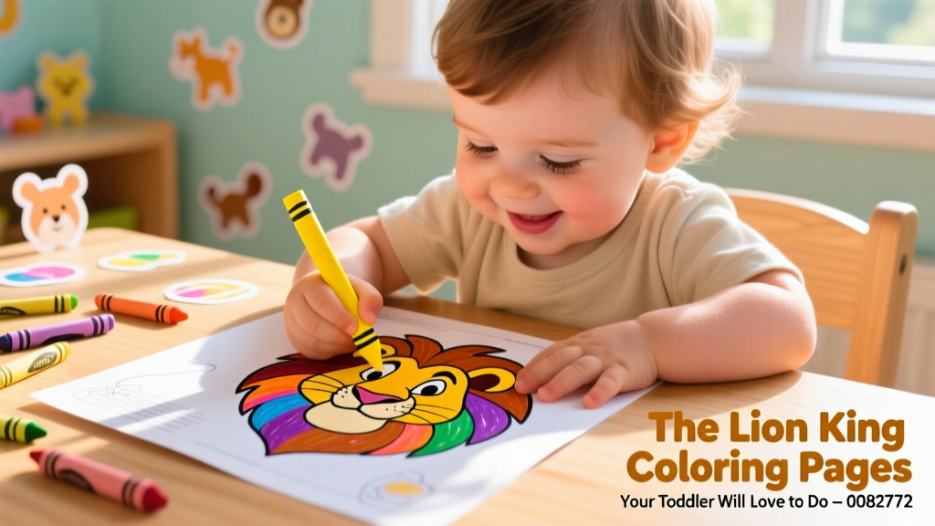 The Lion King Coloring Pages Your Toddler Will Love To Do: Developmentally Smart Activities for Ages 2–4