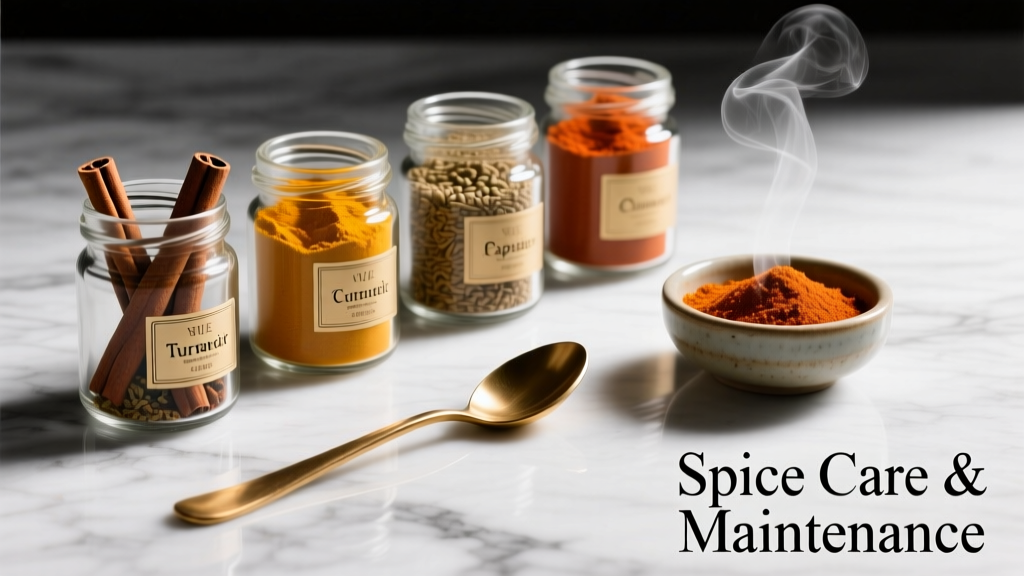 Spices Care and Maintenance: Preserve Flavor, Aroma, and Potency Year After Year