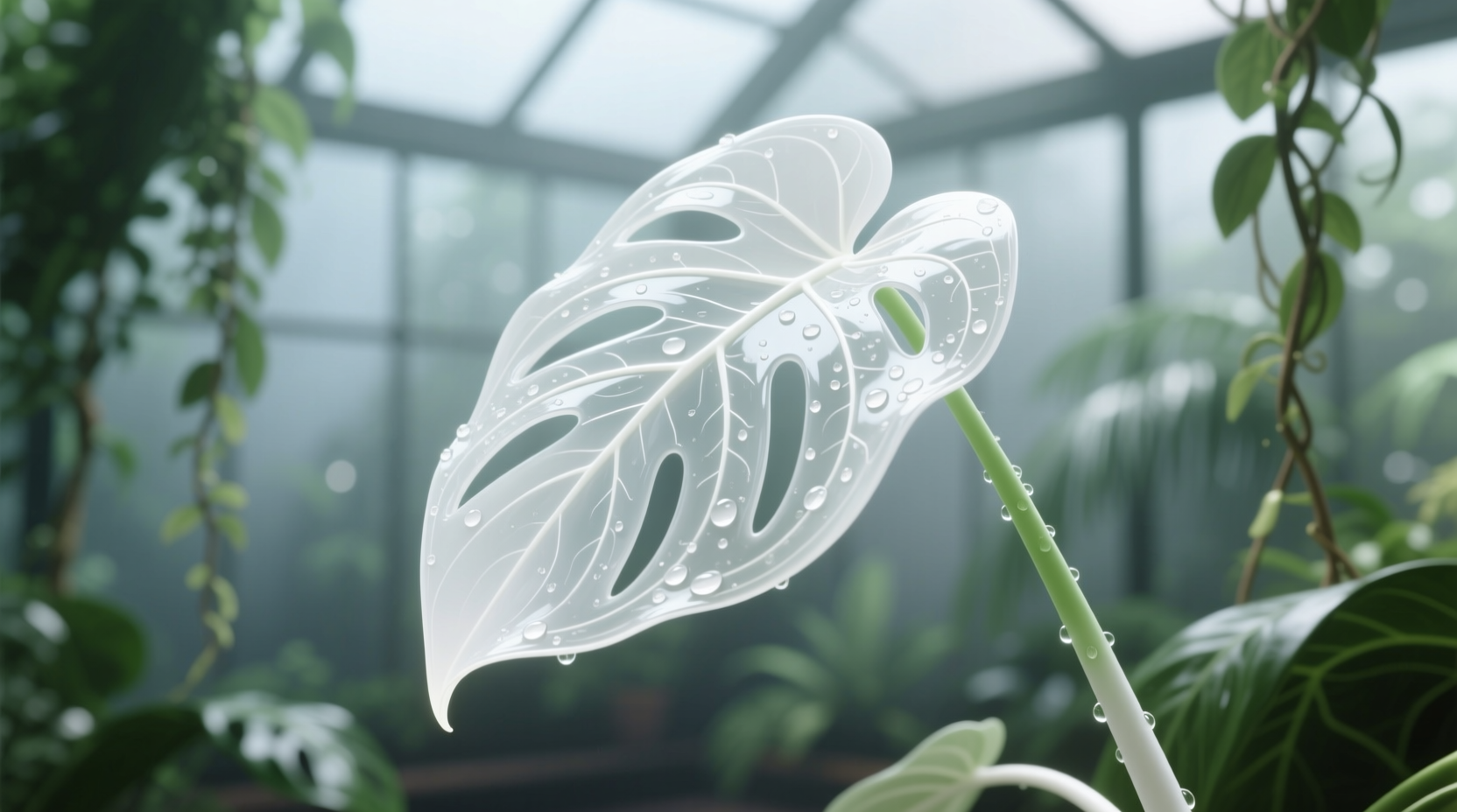 albino philodendron