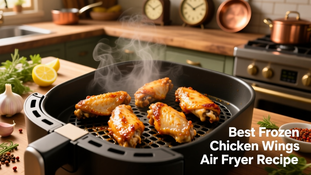Best Frozen Chicken Wings Air Fryer Recipe (Crispy & Juicy)