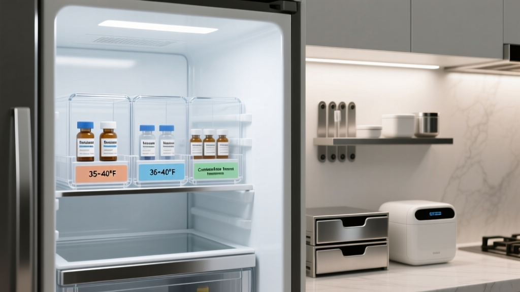 Fridge Organization for Insulin & Biologics: Temperature-...