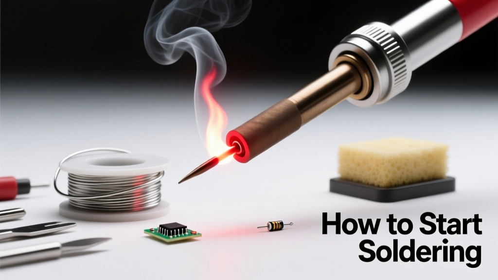 How To Start Soldering: A Practical, No-Nonsense Guide for Electronics Beginners