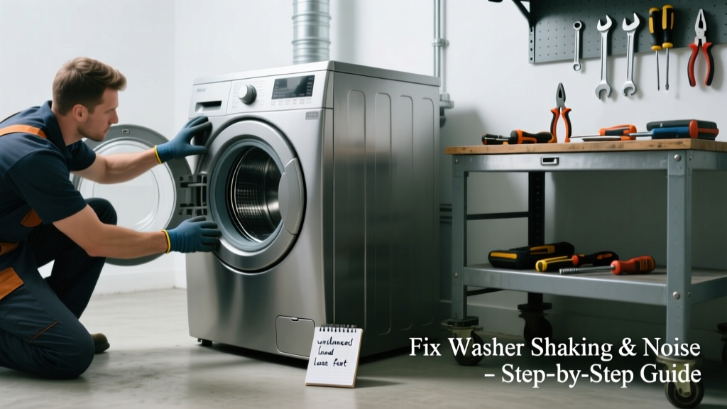 Fix Washer Shaking and Making Unusual Noise
