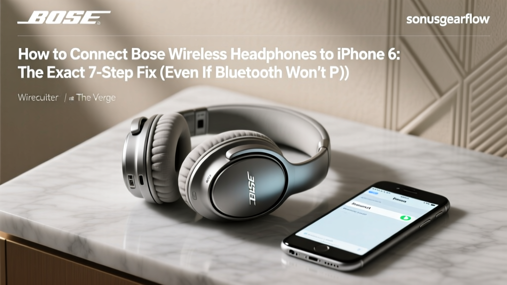 Bose Wireless Headphones to iPhone 6: Fix (2026)