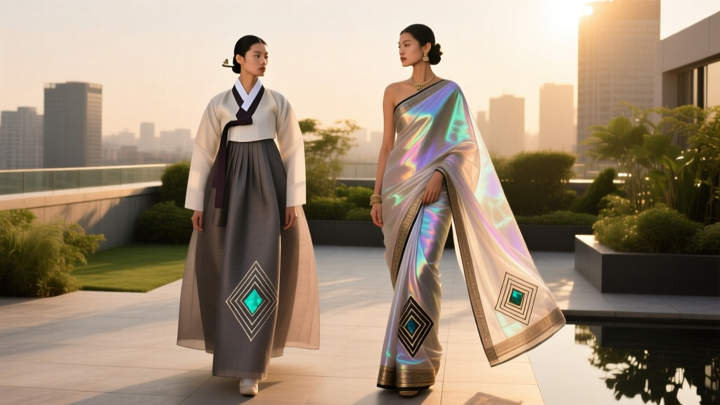 2026 Global Fashion Media: Hanbok And Sari Editorials