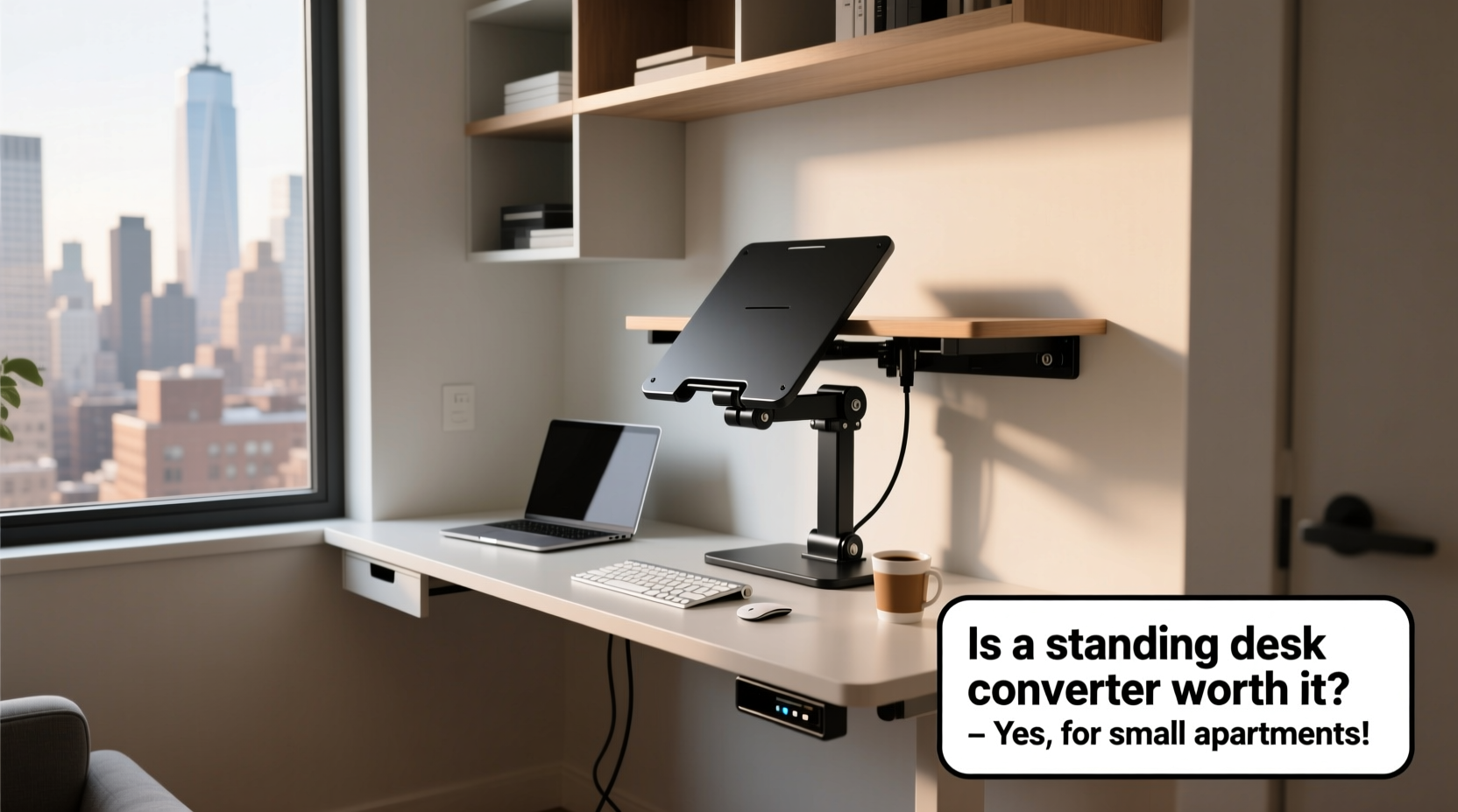 is a standing desk converter worth it for small apartments and tight workspaces