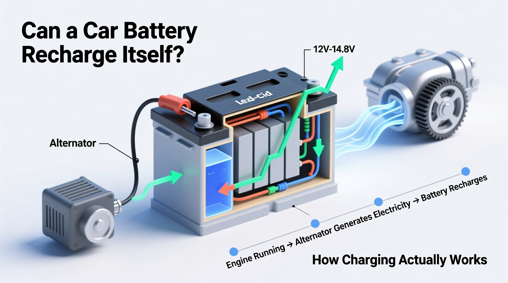 can car battery recharge