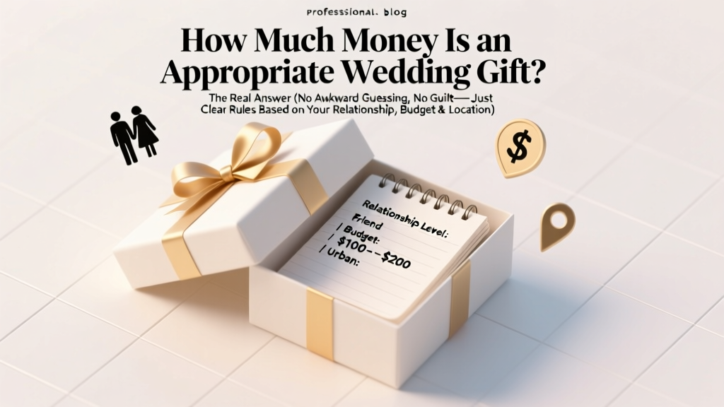 Appropriate Wedding Gift Amount (2026)
