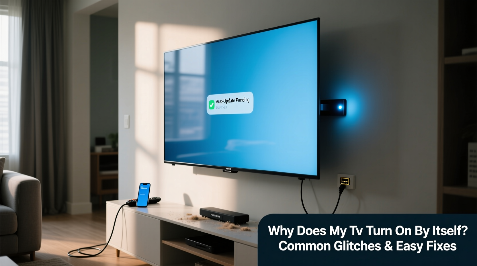 why does my tv turn on by itself common glitches and easy fixes