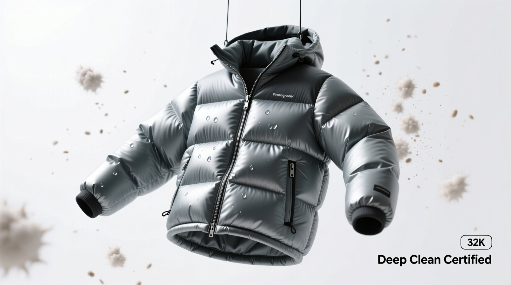 how to deep clean a down puffer jacket