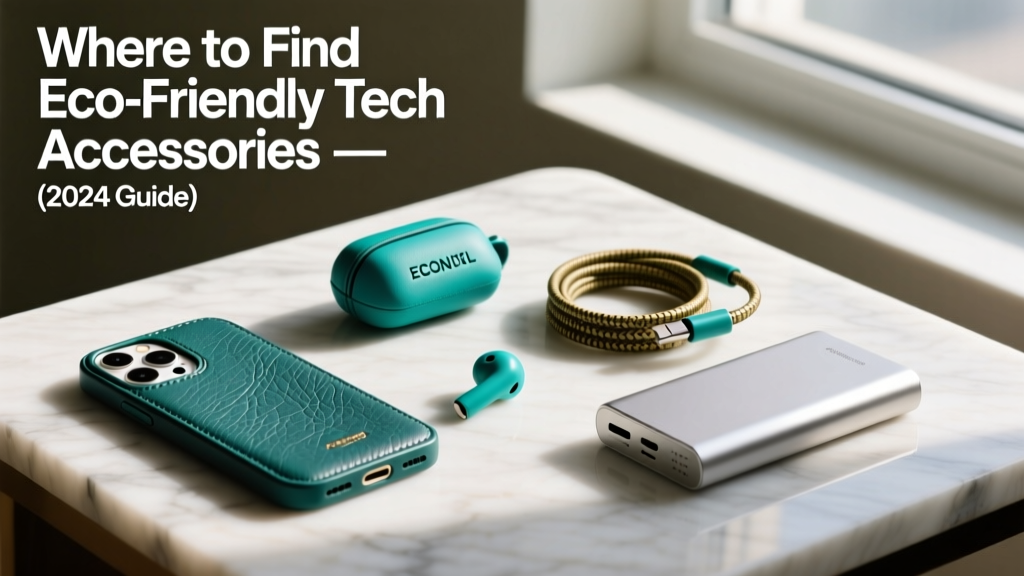 Where to Find Eco-Friendly Tech Accessories (2024 Guide)