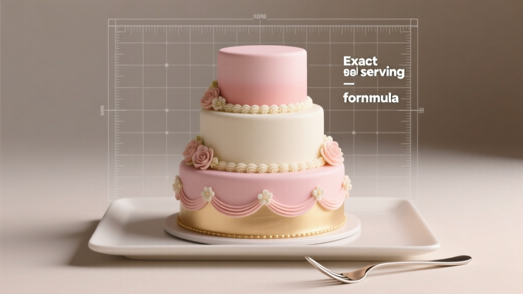 How Much Wedding Cake to Order: Exact Serving Guide