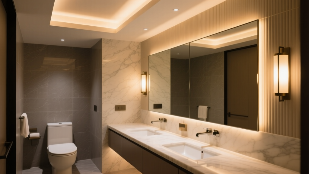 Powder Room Lighting: Why 3000K Is Too Warm for Mirrors