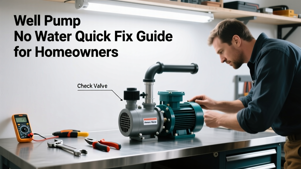 Well Pump No Water: Quick Fix Guide for Homeowners