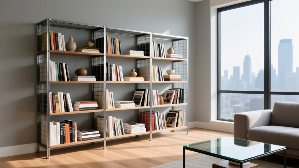 Wire Bookshelf Strength: Safe Storage for Large Collections