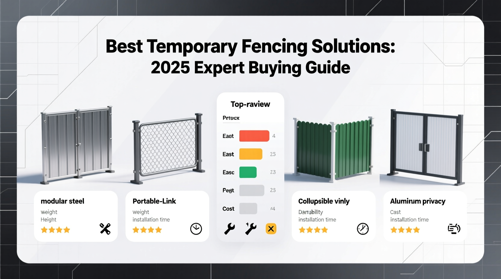 best temporary fences on sale