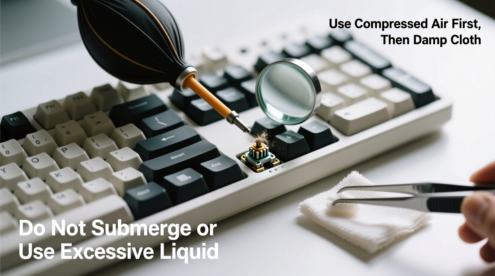 How To Safely Clean Your Mechanical Keyboard Switches Without Removing Them